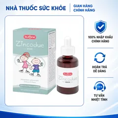 (Hàng nhập khẩu) Kẽm Nhỏ Giọt Buona Zincodue Cho Bé 30ML- Hỗ Trợ Tăng Cường Đề Kháng, Ăn Ngon, Phát Triển Khỏe Mạnh