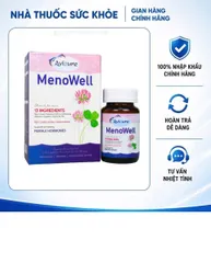 (Hàng chính hãng) Viên uống nội tiết tố Avisure Menowell hỗ trợ tăng cường nội tiết tố - Hộp 30 viên