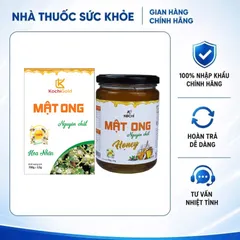 (Hàng chính hãng) Mật ong nguyên chất hoa nhãn Kochi 700g – Vị ngọt tự nhiên