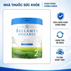 (Hàng nhập khẩu) Sữa Bellamy's Organic A2 Số 2 800g - Dành Cho Bé 6-12 Tháng Tuổi