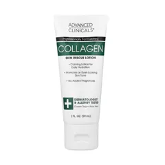 (Hàng nhập khẩu) Kem Dưỡng Body Advanced Clinicals Collagen Skin Rescue Cream - Dưỡng Ẩm Sâu, Cải Thiện Độ Đàn Hồi Da, 59ML