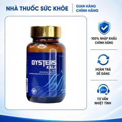 [Hàng chính hãng - Đủ VAT] Viên uống hàu biển Oysters Kala hỗ trợ tăng cường sức khỏe nam giới