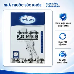 Viên uống Avisure Fomen - Hỗ trợ tăng cường sức khoẻ nam giới, cải thiện chất lượng tinh binh và sinh lực - 30 viên bổ sung dinh dưỡng