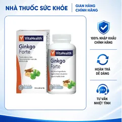 (Hàng nhập khẩu) Viên Uống VitaHealth Ginkgo Forte hỗ trợ hoạt huyết - Hộp 30 viên