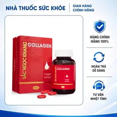 (Hàng chính hãng) Viên Uống Collagen Dipeptide Sắc Ngọc Khang Hộp 60 Viên - Hỗ Trợ Dưỡng Ẩm, Làm Mịn Da