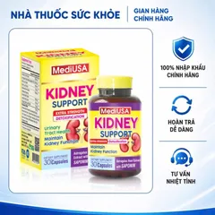 (Hàng nhập khẩu) Kidney Support MediUSA 30 Viên - Hỗ Trợ Chức Năng Thận