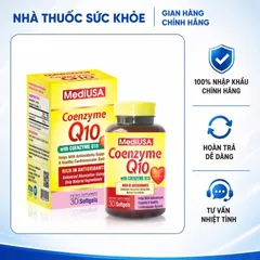 (Hàng nhập khẩu) MediUSA Coenzyme Q10 30 Viên - Hỗ Trợ Sức Khỏe Tim Mạch