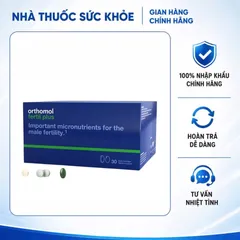 (Hàng nhập khẩu) Orthomol Fertil Plus Hộp 30 Gói - Hỗ Trợ Sức Khỏe Sinh Sản Nam Giới
