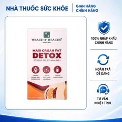 (Hàng nhập khẩu) Maxi Organ Fat Detox Hộp 60 Viên - Hỗ Trợ Thải Độc Mỡ Nội Tạng