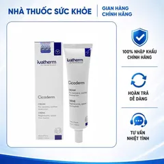 (Hàng nhập khẩu) Kem Ivatherm Cicaderm Cream 40ml - Hỗ Trợ Tái Tạo Da, Ngăn Ngừa Sẹo