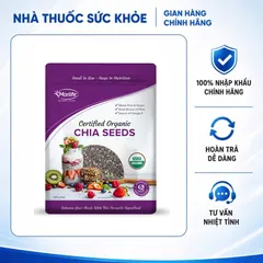 (Hàng nhập khẩu) Morlife Hạt Chia Hữu Cơ 500g - Bổ Sung Dinh Dưỡng