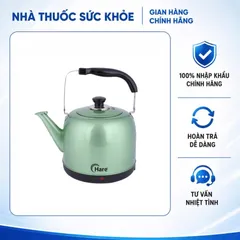 (Hàng chính hãng) Ấm Điện Đun Nước Hare HR-KE1850 5.0L Màu Xanh Cốm - Công Suất 1500W