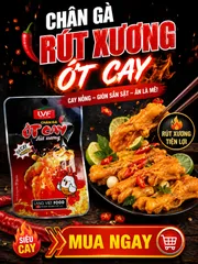 Combo 30 chân gà rút xương ớt cay LVF