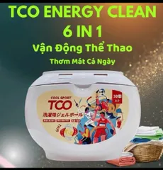 VIÊN GIẶT XẢ TCO 6IN1 Tiết kiệm, Làm Mềm, Lưu Hương Thơm Lâu cho Quần Áo 30 Viên 893821