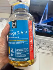 Ảnh đánh giá Viên uống Omega 3-6-9 Member’s Mark 325 viên - Hỗ trợ sức khỏe tim mạch, tăng cường trí nhớ và sức khỏe toàn diện từ Mỹ