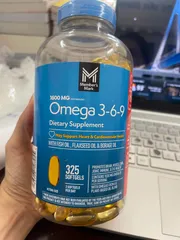 Ảnh đánh giá Viên uống Omega 3-6-9 Member’s Mark 325 viên - Hỗ trợ sức khỏe tim mạch, tăng cường trí nhớ và sức khỏe toàn diện từ Mỹ