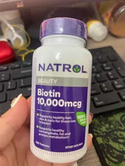Ảnh đánh giá Viên uống hỗ trợ mọc tóc Natrol Biotin 10000mcg Mỹ - Giúp tóc dày khỏe và nuôi dưỡng làn da mịn màng, 100 viên