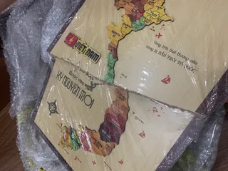 Ảnh đánh giá Tranh Gỗ Bản Đồ Việt Nam 40cm x 60cm - Quà Tặng Ý Nghĩa Cho Bạn Bè, Người Thân - Nghệ Thuật Khắc Laser Tinh Xảo