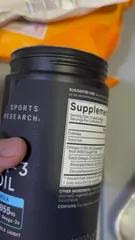 Ảnh đánh giá Dầu cá Sports Research Omega-3 Fish Oil Triple Strength 150 viên - Bổ sung Omega-3 cho sức khỏe tim mạch và chức năng não bộ