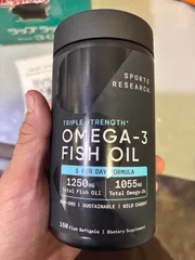 Ảnh đánh giá Dầu cá Sports Research Omega-3 Fish Oil Triple Strength 150 viên - Bổ sung Omega-3 cho sức khỏe tim mạch và chức năng não bộ