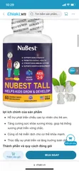 Ảnh đánh giá Viên Uống Hỗ Trợ Tăng Chiều Cao Nubest Tall Newlook - Giúp Trẻ 5–9 Tuổi Phát Triển Chiều Cao Tự Nhiên, Bổ Sung Dinh Dưỡng Toàn Diện