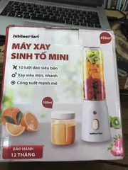 Ảnh đánh giá Máy Xay Sinh Tố Mini Jubilee Mart 450ML - Công Suất 40W, 10 Lưỡi Dao Inox Siêu Bén, Lý Tưởng Cho Gia Đình và Cá Nhân