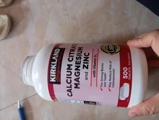 Ảnh đánh giá Viên Uống Kirkland Calcium Citrate và Magnesium Zinc 500 Viên - Bổ Sung Canxi, Vitamin D và Kẽm Hỗ Trợ Sức Khỏe Xương và Miễn Dịch