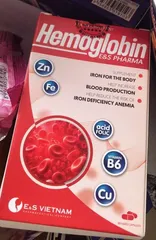 Ảnh đánh giá Viên sắt hữu cơ Hemoglobin E&S Pharma cho bà bầu - Hỗ trợ bổ sung sắt và giảm thiếu máu, 30 viên
