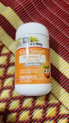Ảnh đánh giá Viên Nhai Bổ Sung Vitamin C + Kẽm + D3 Nature's Way Cho Bé - Hỗ Trợ Tăng Cường Sức Khỏe Và Đề Kháng, Hương Vị Cam Ngon, Dành Cho Trẻ Từ 2 Tuổi