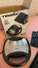 Ảnh đánh giá Máy Nướng Kẹp Bánh Tiross TS-513 Đen - 3 Chức Năng Nướng Sandwich, Waffle, Pate - Dễ Sử Dụng, Chống Dính, Công Suất 750W