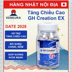 Viên Uống Tăng Chiều Cao Cho Bé GH Creation Nhật Bản - Hỗ Trợ Phát Triển Xương, Canxi Tăng Chiều Cao - 270 Viên