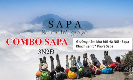 Combo 3N2Đ Hà Nội - Sapa giường nằm khứ hồi & khách sạn 5* Pao's Sapa