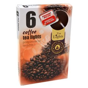 Hộp 6 nến thơm tinh dầu Tealight QT026107 hương cà phê