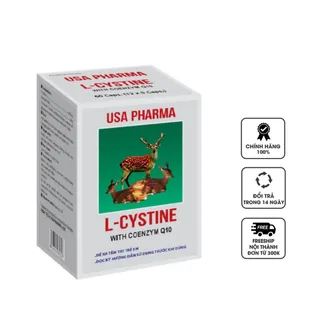 Viên uống L-Cystine with Coenzyme Q10 hỗ trợ đẹp da, tóc, móng