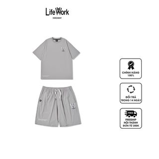 Bộ quần áo LifeWork Venturi Minimaladok LW242TS192/LW242KS192 Grey