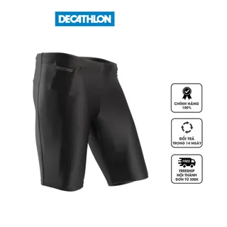 Quần short chạy bộ Dry Decathlon Kalenji 100 8381931 màu đen
