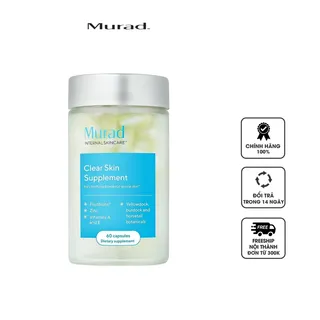 Viên uống hỗ trợ cải thiện mụn Murad Clear Skin Supplement