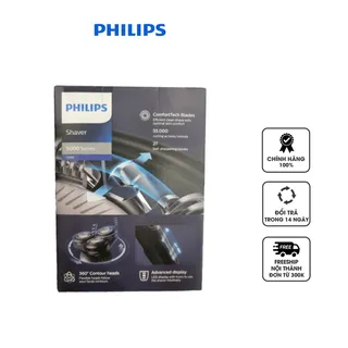 Máy cạo râu Philips Series S5000 S5166 đầu cạo 360 độ