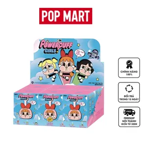 Set 6 móc khóa Pop Mart CryBaby Powerpuff Girls Series-Vinyl Face Plush Blind Box