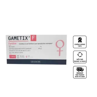 Gói uống Gametix F hỗ trợ tăng khả năng thụ thai