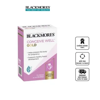 Viên uống Blackmores Conceive Well Gold hỗ trợ tăng khả năng thụ thai