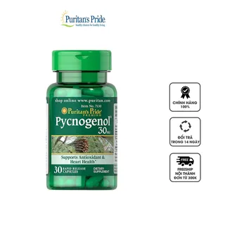 Viên uống Puritan's Pride Pycnogenol 30 mg