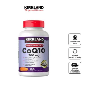 Viên uống Kirkland CoQ10 300mg chính hãng của Mỹ