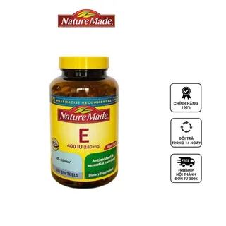 Vitamin E 400 iu Nature Made của Mỹ