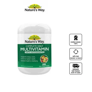 Vitamin tổng hợp Nature’s Way Complete Daily Multivitamin Úc 200 viên
