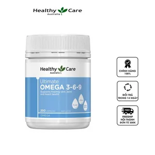 Omega 3 6 9 Healthy Care Ultimate của Úc (200 viên)