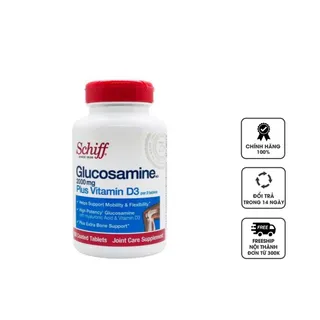 Viên uống Glucosamine 2000mg plus Vitamin D3 Schiff của Mỹ