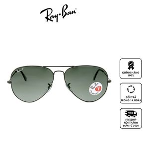 Kính râm RayBan Aviator Classic Polarized Green RB3025 002/58