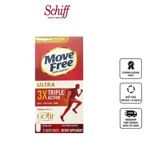 Viên uống Schiff Move Free Ultra Triple Action hộp 75 viên