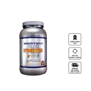 Bột hỗ trợ tăng cơ BodyTech Elite Hydrolyzed Whey Protein Isolate Chocolate